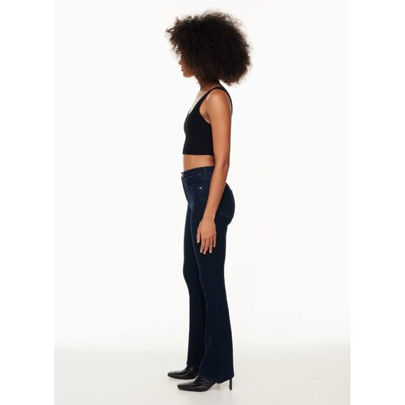 CITIZENS OF HUMANITY Lilah Blue Fin Stretch High Rise Bootcut Jeans, Size 25 - Picture 3 of 16